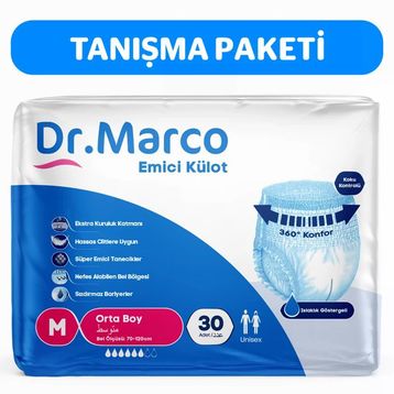 Dr. Marco Yetişkin Medium 30 Adet Emici Külot