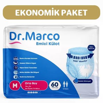 Dr. Marco Yetişkin Medium 60 Adet Emici Külot