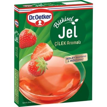 Dr. Oetker 100 gr Çilek Aromalı Bitkisel Jelatin