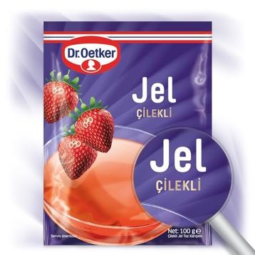 Dr. Oetker 100 gr Çilek Aromalı Bitkisel Jelatin