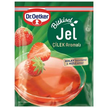 Dr. Oetker 100 gr Çilek Aromalı Bitkisel Jelatin