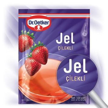 Dr. Oetker 100 gr Çilek Aromalı Bitkisel Jelatin