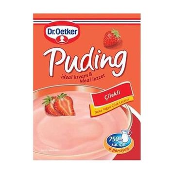 Dr.Oetker 125 gr Çilekli Puding