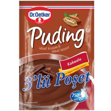 Dr. Oetker 3'lü 441 gr Kakaolu Puding