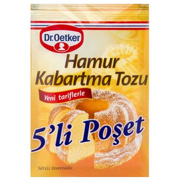 Dr. Oetker 5'li Hamur Kabartma Tozu (12 adet)
