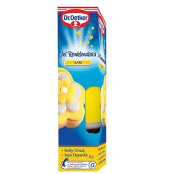 Dr.Oetker Sarı 10 g Renklendirici Jel