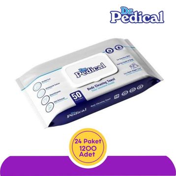 Dr.Pedical 24 Paket 1200 Yaprak Vücut Temizleme Havlusu