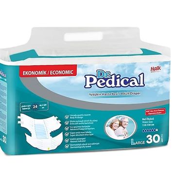 Dr.Pedical 30 Adet Ekstra Large Belbantlı Hasta Bezi