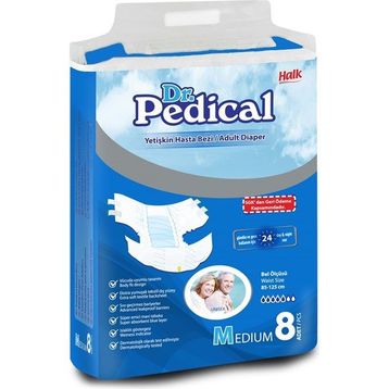 Dr.Pedical 8 Adet Medium Hasta Bezi