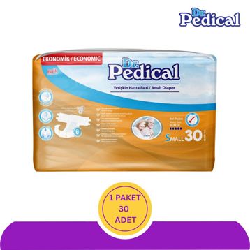 Dr.Pedical Belbantlı Small Küçük Beden 30 Adet Hasta Bezi
