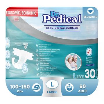 Dr.Pedical Emici Külot Büyük Boy Large 60 Adet Hasta Bezi