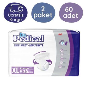 Dr.Pedical Emici Külot Extra Büyük Boy XL 2x30 Adet Hasta Bezi