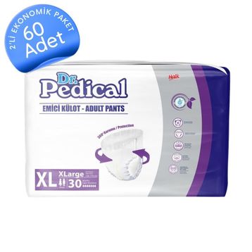 Dr.Pedical Emici Külot Extra Büyük Boy XL 2x30 Adet Hasta Bezi