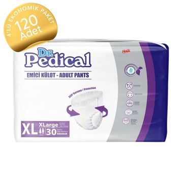Dr.Pedical Emici Külot Extra Büyük Boy XL 4x30 Adet Hasta Bezi