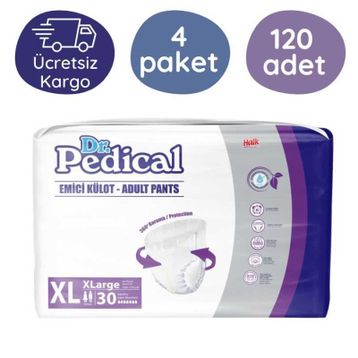 Dr.Pedical Emici Külot Extra Büyük Boy XL 4x30 Adet Hasta Bezi