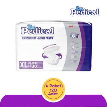 Dr.Pedical Emici Külot Extra Büyük Boy XL 4x30 Adet Hasta Bezi