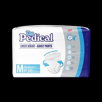 Dr.Pedical Emici Külot Orta Boy Yetişkin Medium 30 Adet Hasta Bezi