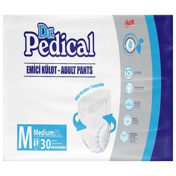 Dr.Pedical Emici Külot Orta Boy Yetişkin Medium 30 Adet Hasta Bezi
