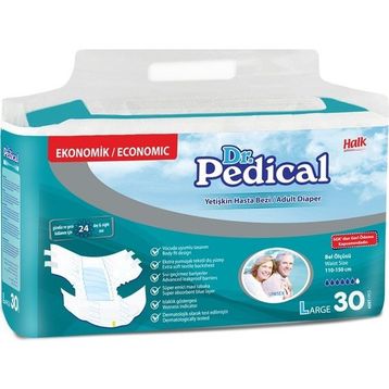 Dr.Pedical Yetişkin Large 30'lu Hasta Bezi