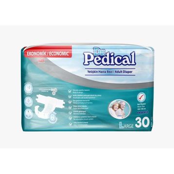 Dr.Pedical Yetişkin Large 30'lu Hasta Bezi