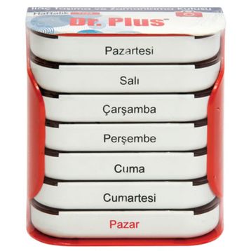 Dr.Plus 7x24 Haftalık İlaç Kutusu