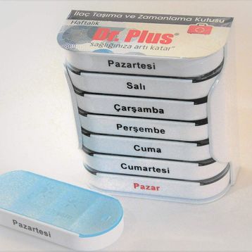 Dr.Plus 7x24 Haftalık İlaç Kutusu