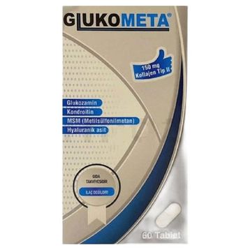 Dr. Prüfer Glukometa Glukozamin Kondroitin MSM 60 Tablet