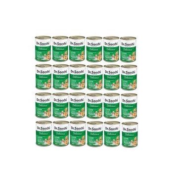 Dr.Sacchi Kuzu Etli 24x400 gr Yetişkin Konserve Köpek Maması
