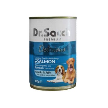 Dr.Sacchi Somonlu 12x400 gr Yetişkin Köpek Konserve