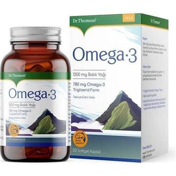 Dr. Thomson Omega-3 1200 mg 50 Kapsül Balık Yağı