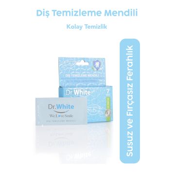 Dr.White 7 Adet Diş Temizleme Mendili