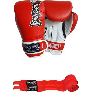Dragon 30095-P Attack-5 Kırmızı Boks Eldiveni
