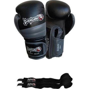 Dragon 30096-P Siyah Attack 6 Boks Eldiveni