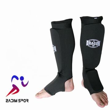 Dragon 40605 Siyah Kick Boks Ayak ve Kaval Koruyucu