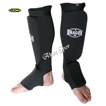 Dragon 40605 Siyah Kick Boks Ayak ve Kaval Koruyucu