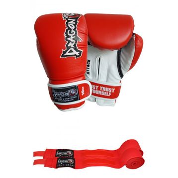 Dragon Kırmızı Giftoom Attack 5 Boks Eldiveni