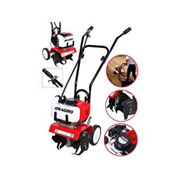 Dragro Alman Pro 4x4 9.9 HP Çelik Şanzuman Bakır Sargılı Benzinli Çapa Makinesi