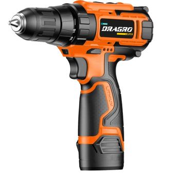Dragro Germany 58 V 8 Ah Metal Şanzuman Bakır Sargılı Turuncu Çift Akülü Vidalama Matkap