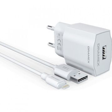 Dramex D16L 1.6A Şarj Aleti + Lightning Kablosu