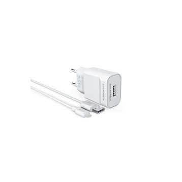 Dramex D21L 2.1A Şarj Aleti Lightning Kablolu Set