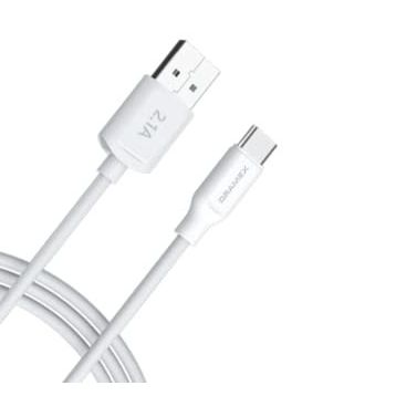 Dramex D21MK 2.1A 1 mt Beyaz Micro USB Data Şarj Kablosu