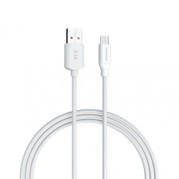 Dramex D21MK 2.1A 1 mt Beyaz Micro USB Data Şarj Kablosu