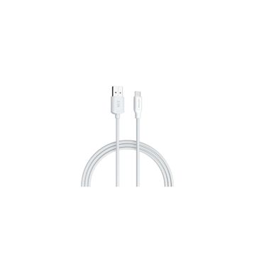 Dramex D21MK 2.1A 1 mt Beyaz Micro USB Data Şarj Kablosu