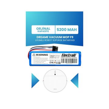 Dreame Vacuum Mop F9 5200 Mah Robot Süpürge Batarya