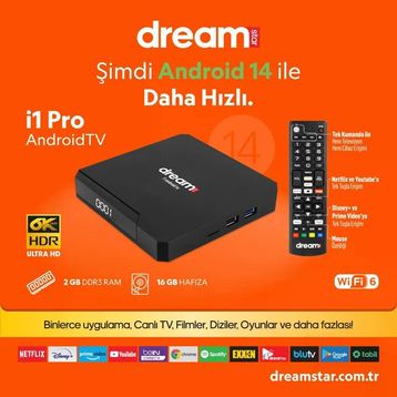 Dreamstar i1 16 GB 4K Android TV Box