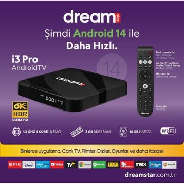 Dreamstar i3 16 GB 6K Android TV Box