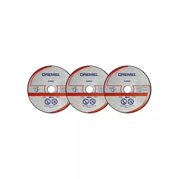 Dremel DSM20 Kompakt Testere ile Uyumlu 3 Adet Metal ve Plastik Kesme Diski