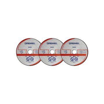 Dremel DSM20 Kompakt Testere ile Uyumlu 3 Adet Metal ve Plastik Kesme Diski