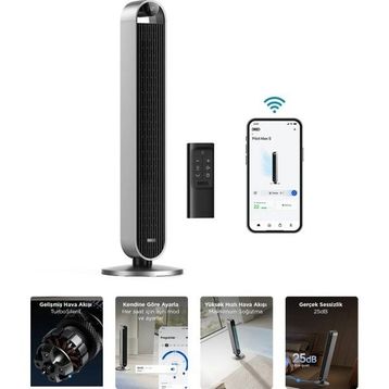 Dreo Tower Fan 714S Akıllı Kule Tipi Vantilatör