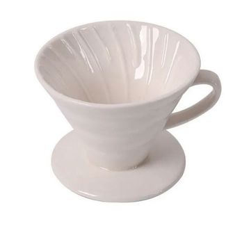 Dripper V60 02 Hardal Sarı Seramik Kahve Demleme Ekipmanı